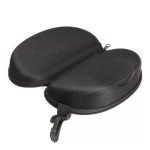 Protective glasses case, model C01N, black color